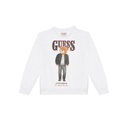 Guess Суитшърт L6RQ05 KAD74 Бял Regular Fit