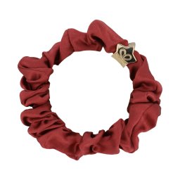 By Eloise London Gold Star Silk Scrunchie цвят Persimmon