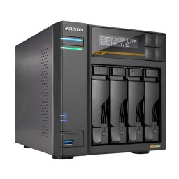 Мрежови диск (NAS) Asustor LOCKERSTOR 4 Gen3, четириядрен AMD Ryzen V3C14 2.3/3.8GHz, без твърд диск (4x SATA 2.5/3.5", 4x NVMe M.2 2280), 16GB DDR5 ECC, 2x 5GbE LAN, 2x 10GbE LAN, 2x USB4, 3x USB 3.2 Gen 2 Type-A