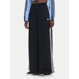 adidas Долнище анцуг adicolor Satin IU2520 Черен Wide Leg