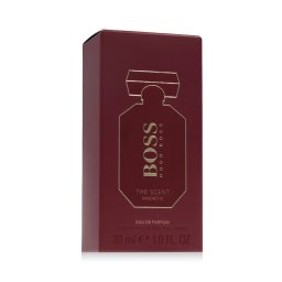 HUGO BOSS Boss The Scent Magnetic 2023 Eau de Parfum за жени 30 ml опция Бургундска опаковка със златен силует