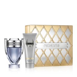 Paco Rabanne Invictus комплект за мъже Eau de Toilette 100 ml + Душ гел 100 ml опция Golden and Metallic Cover