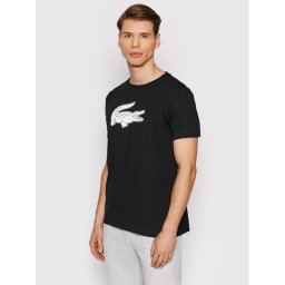 Lacoste Тишърт TH2042 Черен Regular Fit