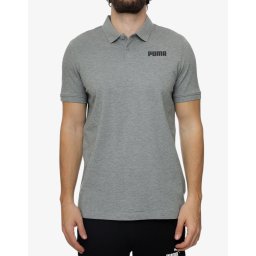 PUMA Ess Pique Polo Gray