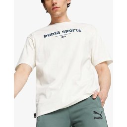 PUMA Tеам Graphic Teе White