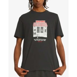 PUMA Graphics Cafe Mens Tee Black