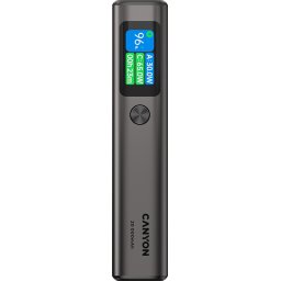 CANYON power bank OnPower 230 TFT 20000 mAh PD130W Dark Grey