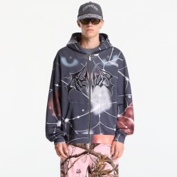 Суитшърт RIPNDIP Redemption Zipup Hoodie Charcoal Sun Fade S