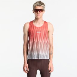 BANDIT Shredder™ Shorty Race Singlet Uneven Gradient - Poppy L