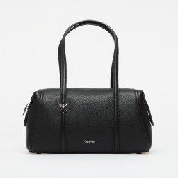Чанта Calvin Klein Emblem Hw Pebble Doctor Shoulder Black Universal
