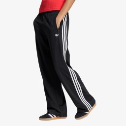 Панталони adidas Pinstripe Firebird Loose Trackpant Black/ White/ Grey Two M