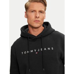 Tommy Jeans Суитшърт DM0DM20746 Черен Regular Fit