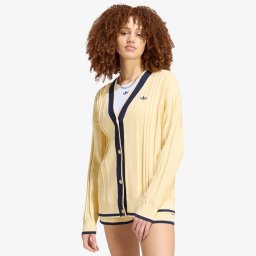 Пуловер adidas Cable Knit Cardigan Warm Vanilla XS