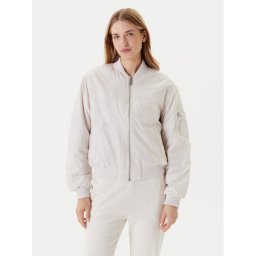 Guess Яке бомбър W5YL08 WHDK2 Екрю Regular Fit