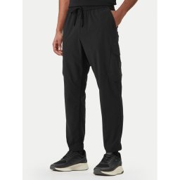 Boss Текстилни панталони T_Urbanex-CargoLight 50508339 Черен Tapered Fit