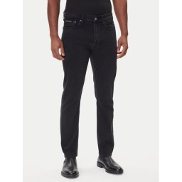Calvin Klein Дънки LV04RD902G Черен Slim Fit