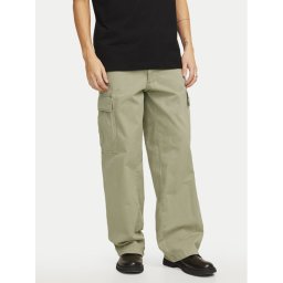 Jack & Jones Текстилни панталони Bill 12269379 Бежов Wide Leg