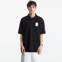 Тениска A Bathing Ape Large Ape Head Relaxed Fit Polo UNISEX Black S