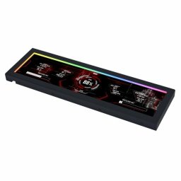Дисплей за компютърна кутия Lian Li Universal Screen US88v1 SM088X, 8.8" 1920x480 60Hz IPS екран, ARGB ъглова подсветка, USB, черен
