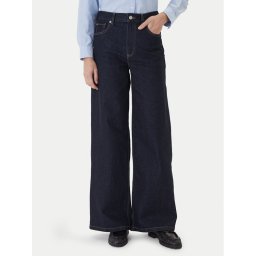 Tommy Hilfiger Дънки 70's WW0WW48395 Тъмносин Wide Leg