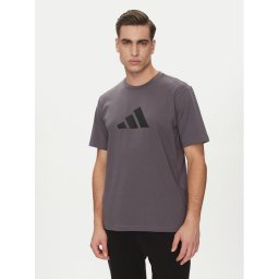 adidas Тишърт Future Icons 3 Bar Logo JD4921 Сив Regular Fit