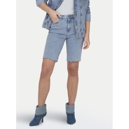 ONLY Дънкови шорти Emily 15311259 Син Straight Fit