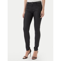 Morgan Текстилни панталони 212-PALONA Черен Slim Fit