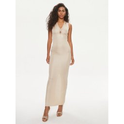 Guess Плетена рокля 4GGK90 5783Z Бежов Bodycon Fit