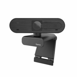 Hama C-600 Pro – Full HD уеб камера, 1080p, 30fps, Автофокус, Стерео микрофони, 90°, Затвор - Черна