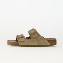 Birkenstock Arizona Soft Footbed Suede Leather Faded Khaki 40