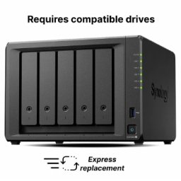 Мрежов сторидж Synology NAS DS1525+ за 5 диска AMD Ryzen