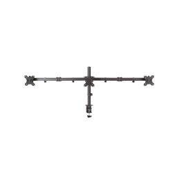 Neomounts Flat Screen Desk Mount (clamp/grommet) for 3 Monitor Screens