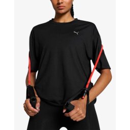 PUMA Studio Twist Tee Black