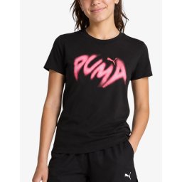 PUMA Graphics Warped Tee G PUM Black