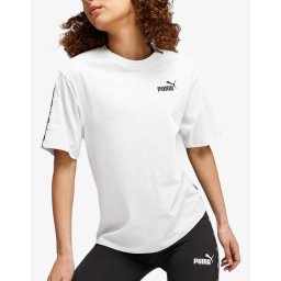 PUMA Ess Tape Tee White