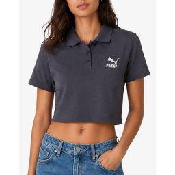 PUMA Classics Polo Baby Tee Navy