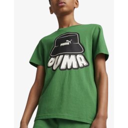 PUMA Ess Mid 90s Graphic Tee B Green