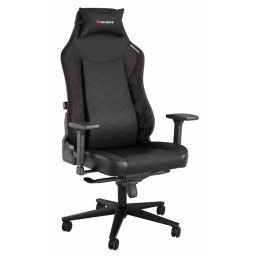 Геймърски стол Genesis Nitro 890 G2 Black, до 150кг., газов амортисьор клас 4, метална основа, вградена лумбална опора, черен