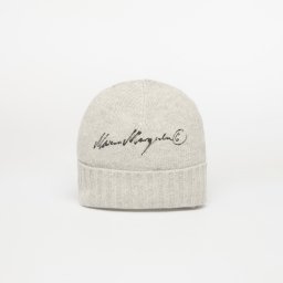 Шапка MM6 Beanie Grey Melange/ Black Print S