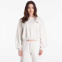 Суитшърт New Balance Trackside French Terry Crew Linen Heather M