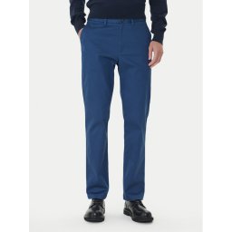 Calvin Klein Чино панталони LV040EM633 Син Slim Fit