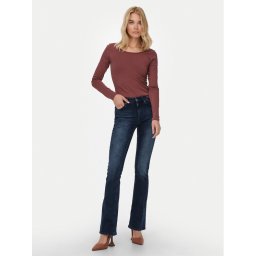ONLY Дънки Blush 15233833 Тъмносин Flared Fit