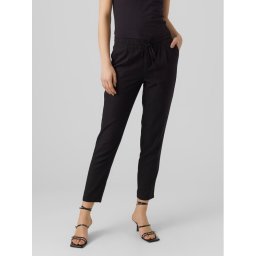 Vero Moda Текстилни панталони Jesmilo 10279691 Черен Regular Fit