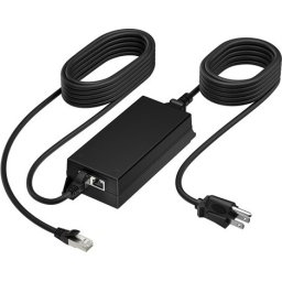 HP Poly PoE++ 65W 2.5G Adapter with 3.66m CAT6A Cable and Power Cord EMEA INTL English Loc Euro plug