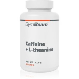 GymBeam Caffeine + L-theanine капсули за подпомагане на спортните постижения 52.5 гр.