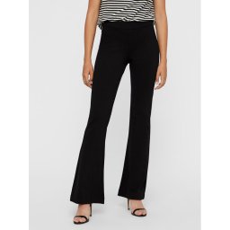 Vero Moda Текстилни панталони Kamma 10209858 Черен Flared Fit