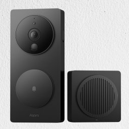 Видеодомофон Xiaomi Aqara Smart Video Doorbell G4, двупосочно аудио, 1080p, MicroSD слот до 512GB, Wi-Fi