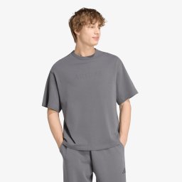 Тениска adidas Soft Lux Graphic T-shirt Grey Five XXL