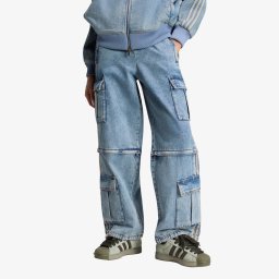 Панталони adidas Mid Rise 2-in-1 Denim Pant Worn Blue Denim XL