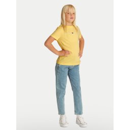 Tommy Hilfiger Тишърт Essential KS0KS00397 D Жълт Regular Fit